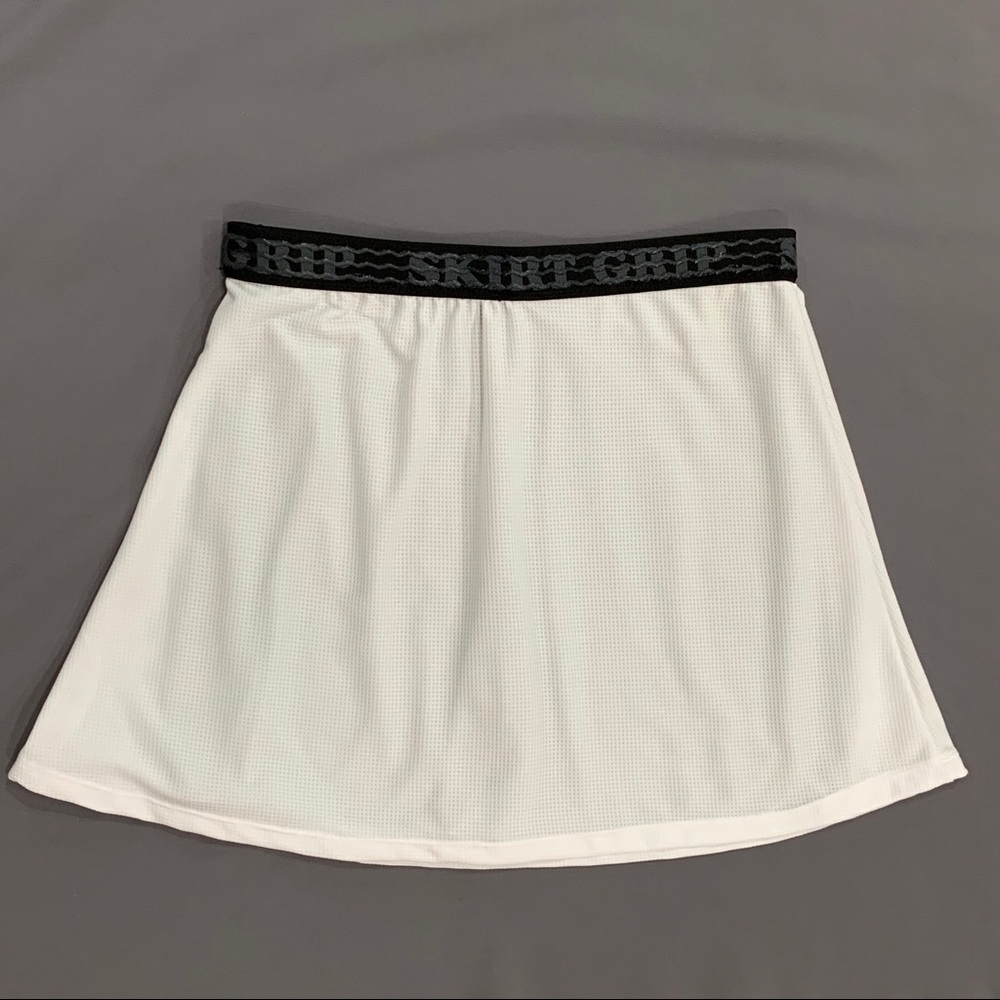 Skirt Grip - The Athletic Skort - White Mesh